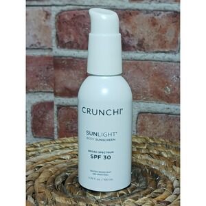 Crunchi Sunlight Daily body Sunscreen Broad Spectrum SPF 30 3.38 Fl Oz